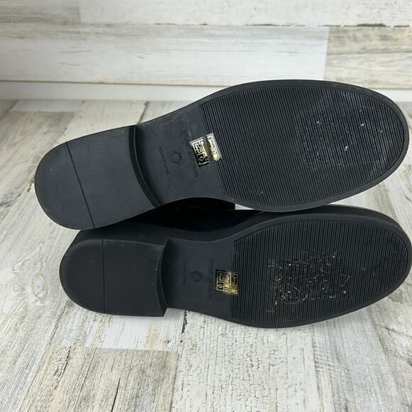 Stuart Weitzman Henley Chelsea womens 9B Black Suede Ankle Boots - Picture 7 of 11